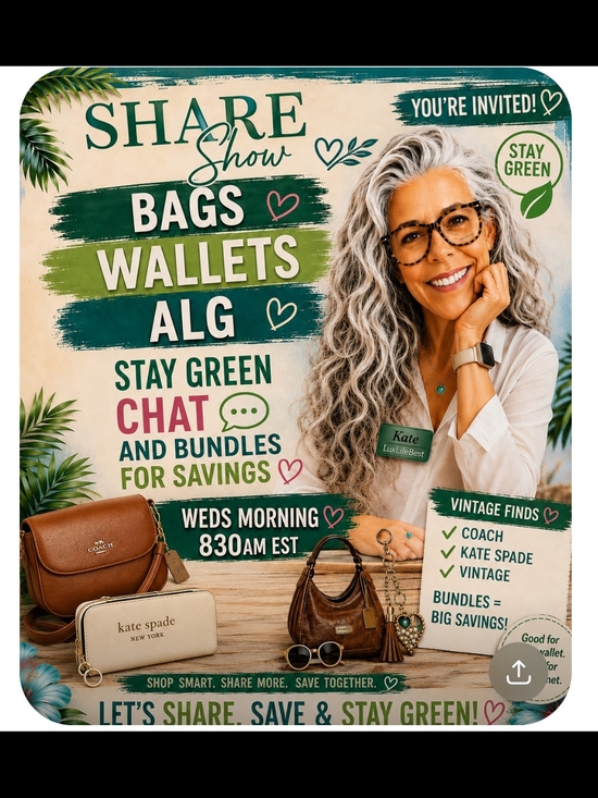 can't Other - Join Me Weds 830am Est Bags SLG Show
